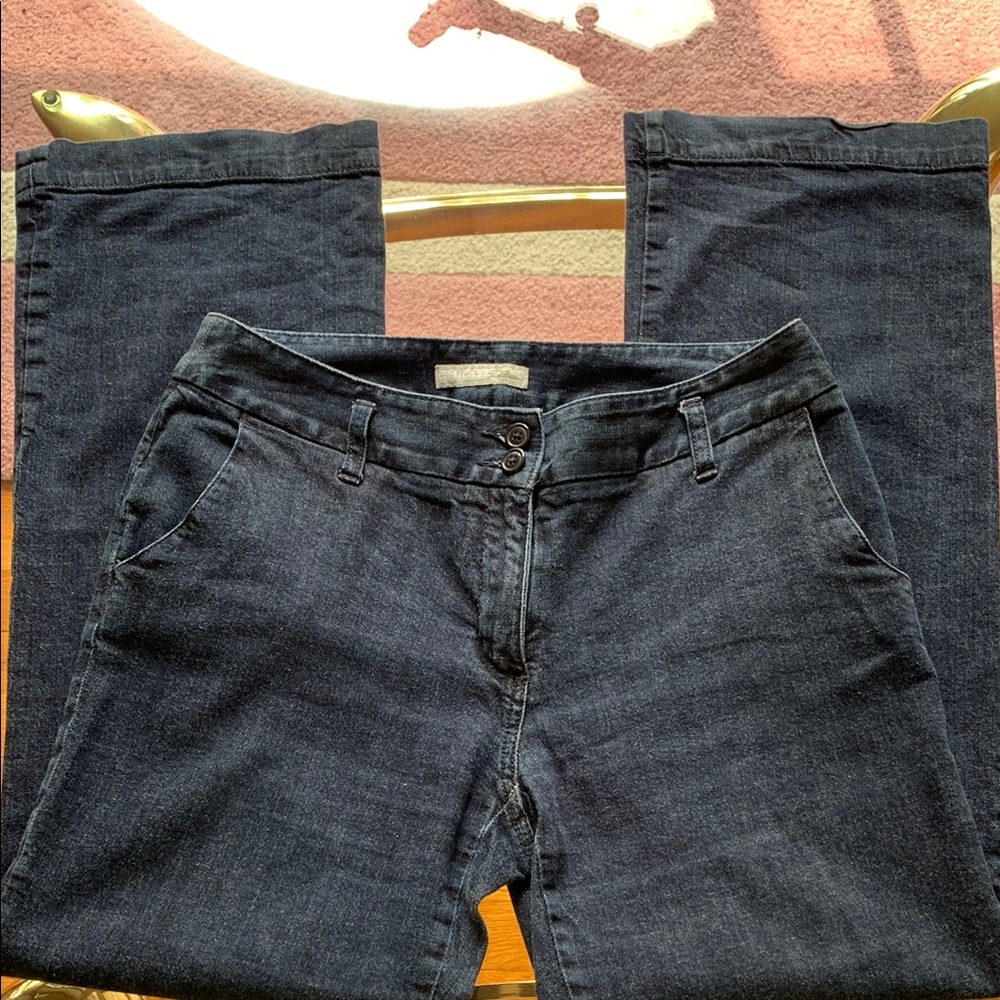 Chico’s Dark Wash Denim Trouser